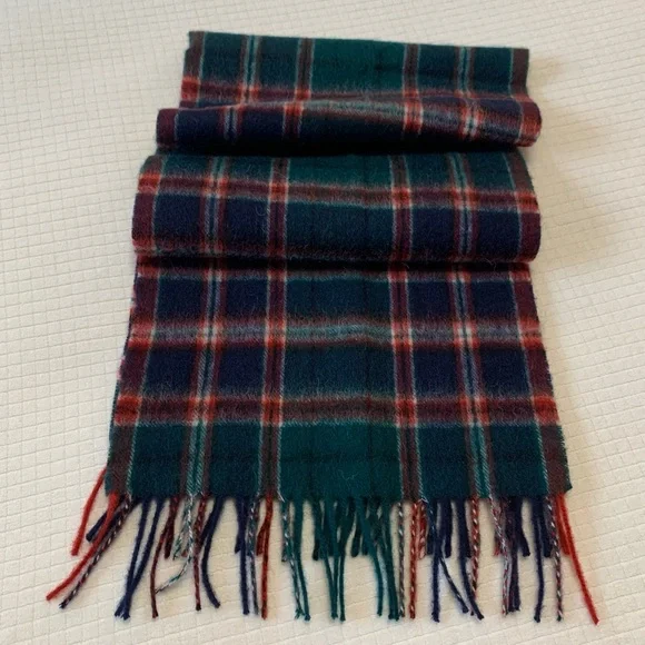 Clans Scotland 100% wool tartan plaid scarf - Picture 2 of 10